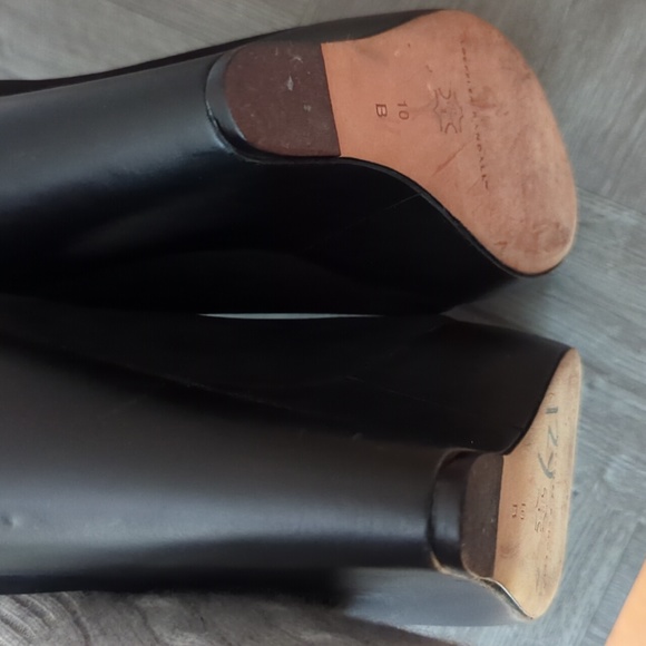 Leoffler Randall Nubuck Leather Platform Wedge Bootie - Picture 9 of 14